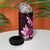 Matariki New Zealand 4 in 1 Can Cooler Tumbler Maori Pattern Pink Galaxy