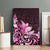 Matariki New Zealand Canvas Wall Art Maori Pattern Pink Galaxy