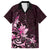 Matariki New Zealand Family Matching Long Sleeve Bodycon Dress and Hawaiian Shirt Maori Pattern Pink Galaxy