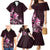 Matariki New Zealand Family Matching Mermaid Dress and Hawaiian Shirt Maori Pattern Pink Galaxy