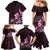 Matariki New Zealand Family Matching Mermaid Dress and Hawaiian Shirt Maori Pattern Pink Galaxy