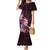 Matariki New Zealand Family Matching Mermaid Dress and Hawaiian Shirt Maori Pattern Pink Galaxy