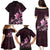 Matariki New Zealand Family Matching Puletasi and Hawaiian Shirt Maori Pattern Pink Galaxy