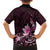 Matariki New Zealand Family Matching Tank Maxi Dress and Hawaiian Shirt Maori Pattern Pink Galaxy