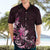 Matariki New Zealand Hawaiian Shirt Maori Pattern Pink Galaxy