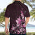 Matariki New Zealand Hawaiian Shirt Maori Pattern Pink Galaxy