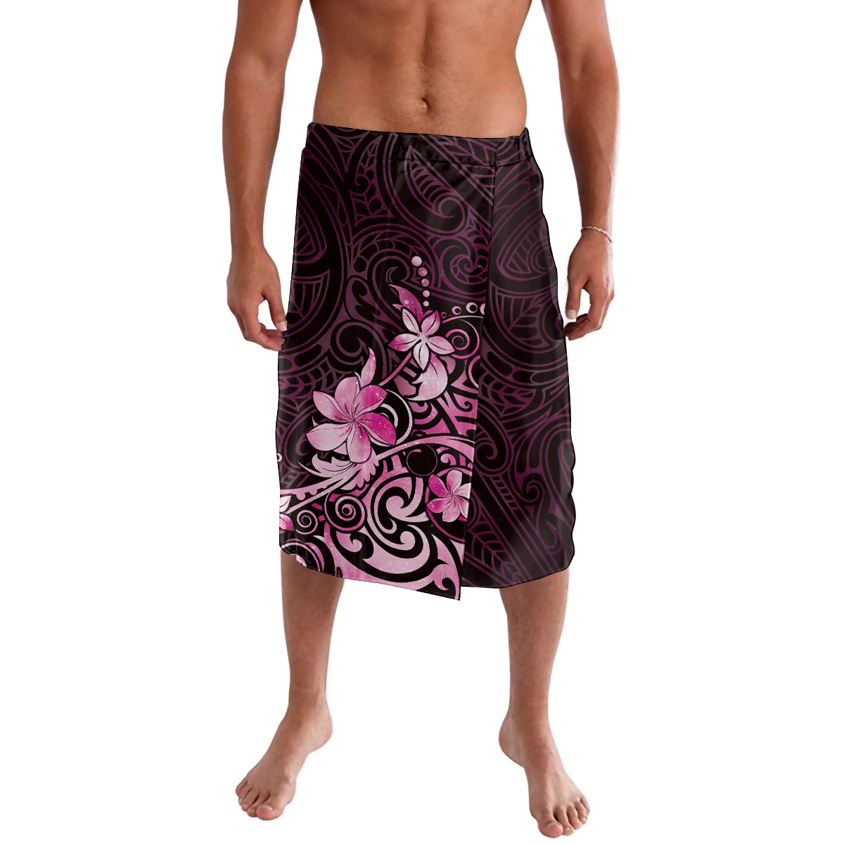 Matariki New Zealand Lavalava Maori Pattern Pink Galaxy LT05 Pink - Polynesian Pride