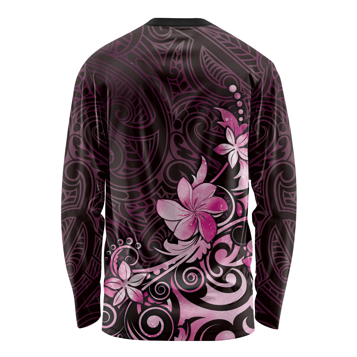 Matariki New Zealand Long Sleeve Shirt Maori Pattern Pink Galaxy LT05 - Polynesian Pride