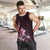 Matariki New Zealand Men Tank Top Maori Pattern Pink Galaxy