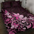 Matariki New Zealand Quilt Bed Set Maori Pattern Pink Galaxy