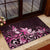 Matariki New Zealand Rubber Doormat Maori Pattern Pink Galaxy