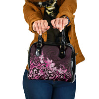 Matariki New Zealand Shoulder Handbag Maori Pattern Pink Galaxy LT05 One Size Pink - Polynesian Pride