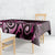 Matariki New Zealand Tablecloth Maori Pattern Pink Galaxy