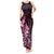 Matariki New Zealand Tank Maxi Dress Maori Pattern Pink Galaxy