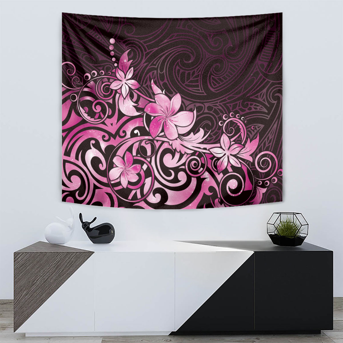 Matariki New Zealand Tapestry Maori Pattern Pink Galaxy LT05 - Polynesian Pride