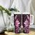 Matariki New Zealand Tumbler With Handle Maori Pattern Pink Galaxy