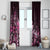 Matariki New Zealand Window Curtain Maori Pattern Pink Galaxy