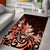 Matariki New Zealand Area Rug Maori Pattern Red Galaxy