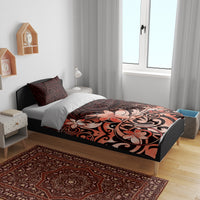 Matariki New Zealand Bedding Set Maori Pattern Red Galaxy LT05 - Polynesian Pride