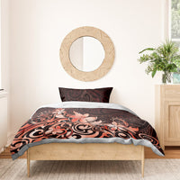 Matariki New Zealand Bedding Set Maori Pattern Red Galaxy LT05 - Polynesian Pride