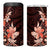 Matariki New Zealand 4 in 1 Can Cooler Tumbler Maori Pattern Red Galaxy