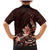 Matariki New Zealand Family Matching Mermaid Dress and Hawaiian Shirt Maori Pattern Red Galaxy