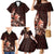 Matariki New Zealand Family Matching Mermaid Dress and Hawaiian Shirt Maori Pattern Red Galaxy