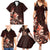 Matariki New Zealand Family Matching Summer Maxi Dress and Hawaiian Shirt Maori Pattern Red Galaxy