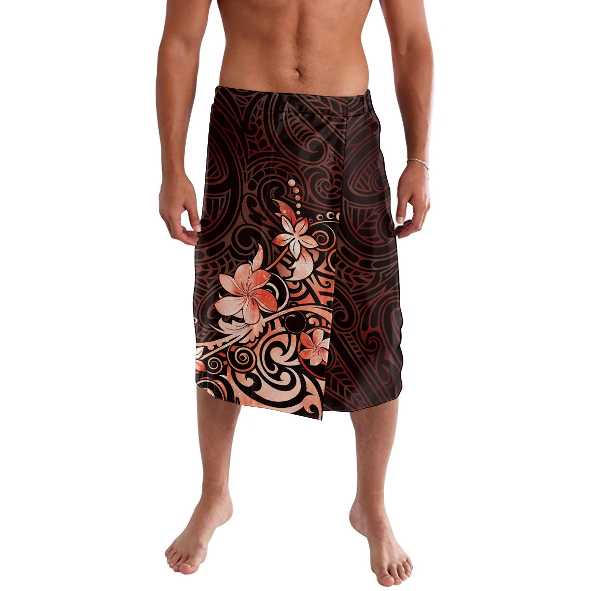 Matariki New Zealand Lavalava Maori Pattern Red Galaxy LT05 Red - Polynesian Pride