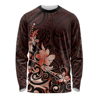 Matariki New Zealand Long Sleeve Shirt Maori Pattern Red Galaxy LT05 Unisex Red - Polynesian Pride