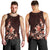 Matariki New Zealand Men Tank Top Maori Pattern Red Galaxy