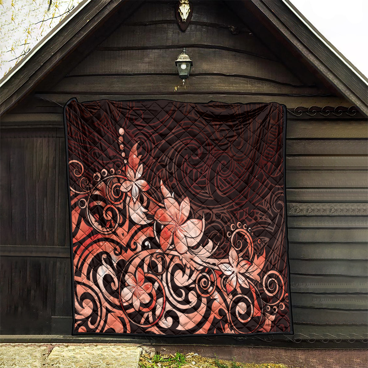 Matariki New Zealand Quilt Maori Pattern Red Galaxy LT05 - Polynesian Pride