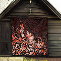 Matariki New Zealand Quilt Maori Pattern Red Galaxy LT05 - Polynesian Pride