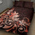 Matariki New Zealand Quilt Bed Set Maori Pattern Red Galaxy