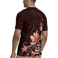 Matariki New Zealand Rugby Jersey Maori Pattern Red Galaxy LT05 - Polynesian Pride