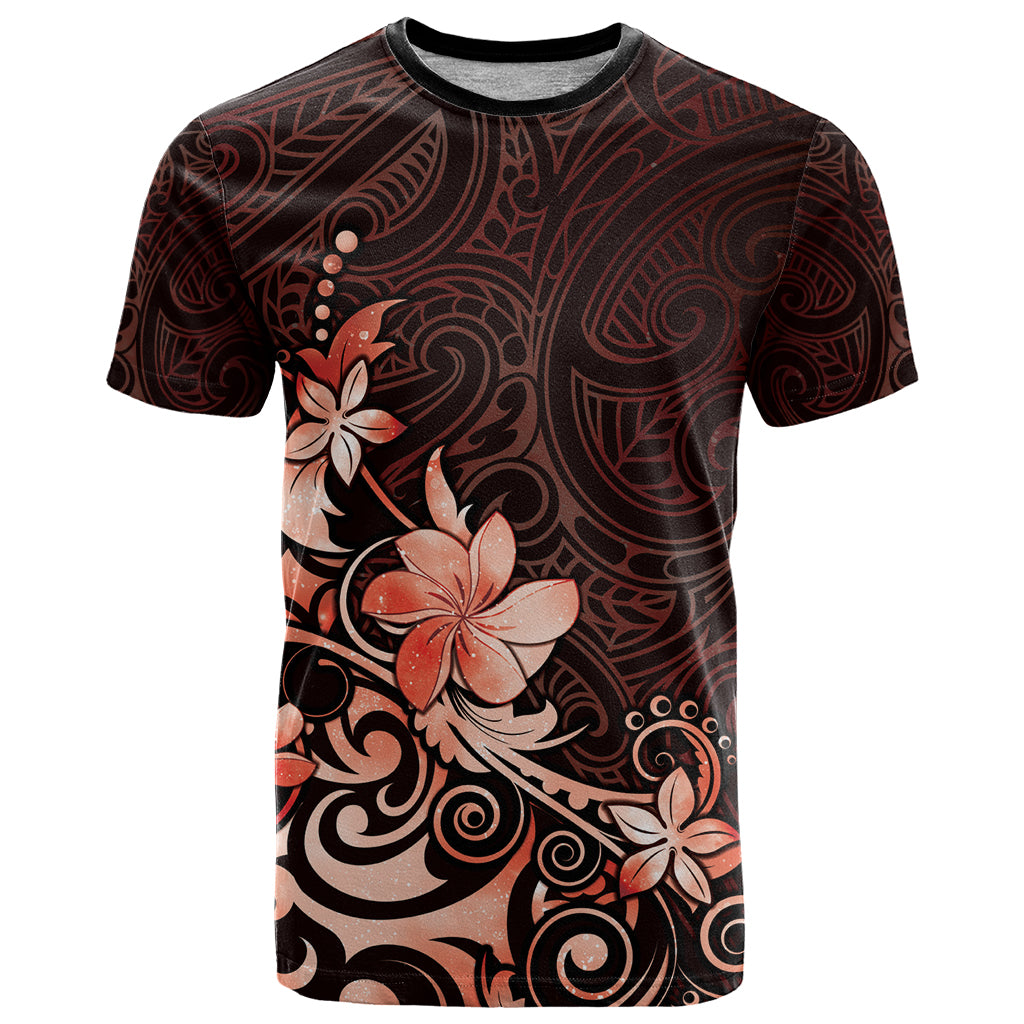 Matariki New Zealand T Shirt Maori Pattern Red Galaxy LT05 Red - Polynesian Pride