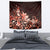 Matariki New Zealand Tapestry Maori Pattern Red Galaxy