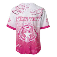 Personalized Sakura Marianas Baseball Jersey CNMI Seal LT05 - Polynesian Pride
