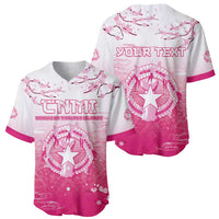 Personalized Sakura Marianas Baseball Jersey CNMI Seal LT05 - Polynesian Pride