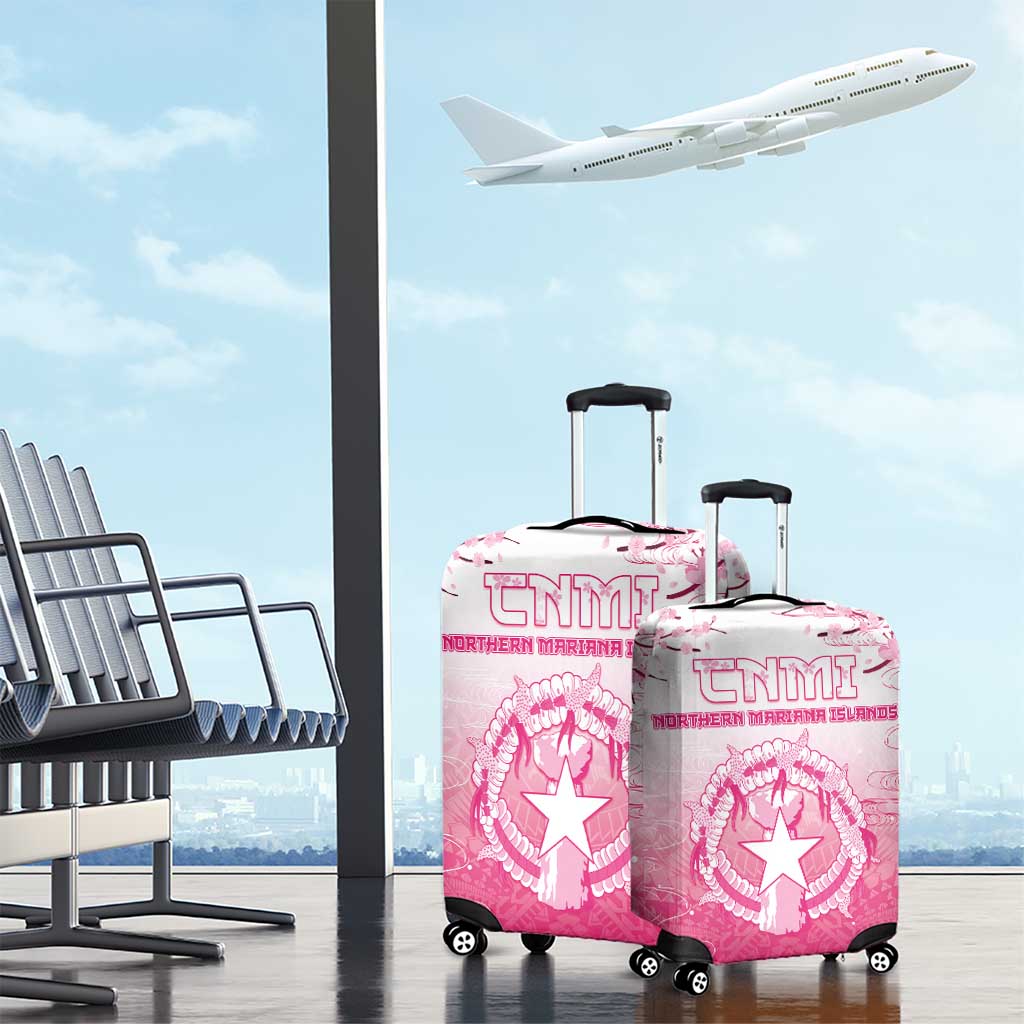 Sakura Marianas Luggage Cover CNMI Seal LT05 - Polynesian Pride