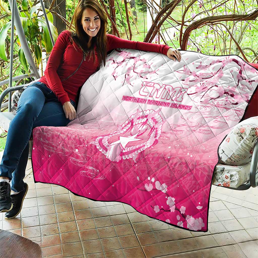 Sakura Marianas Quilt CNMI Seal LT05 - Polynesian Pride