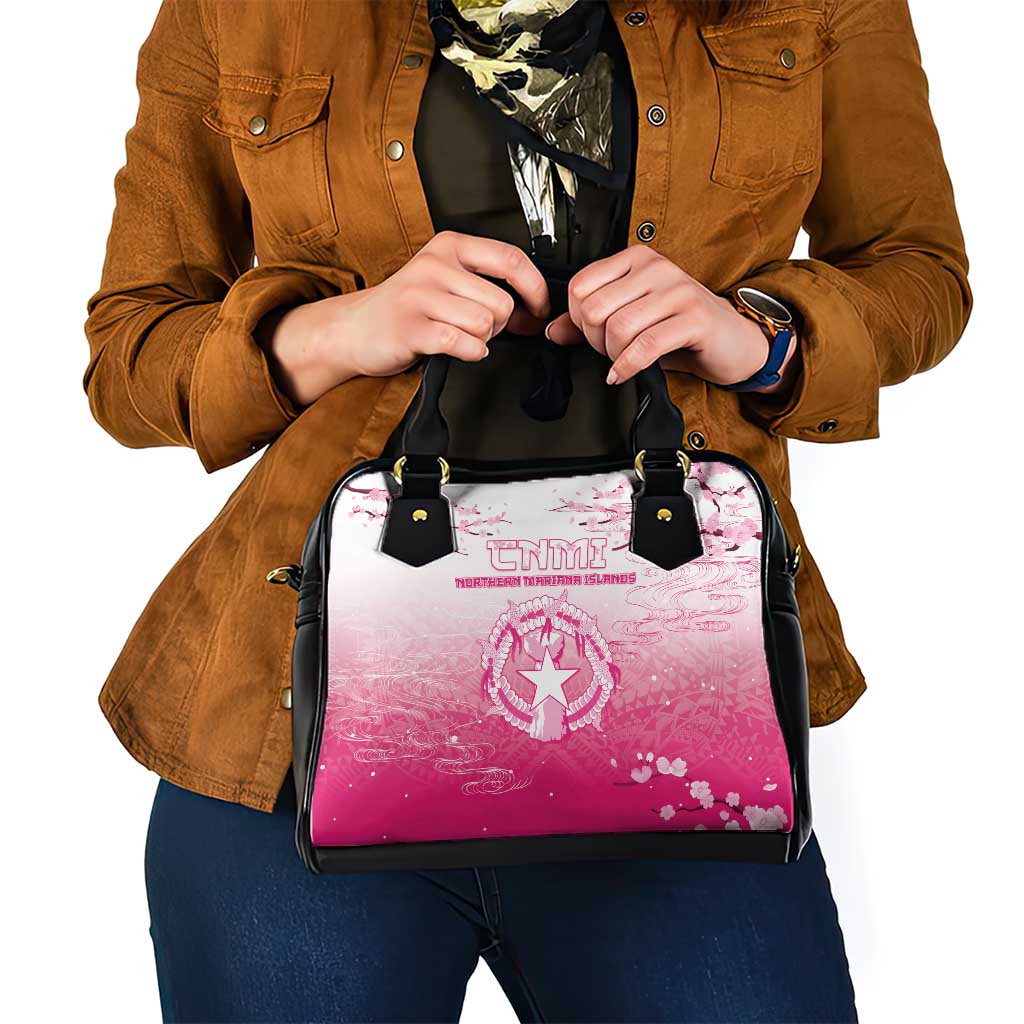 Sakura Marianas Shoulder Handbag CNMI Seal LT05 - Polynesian Pride