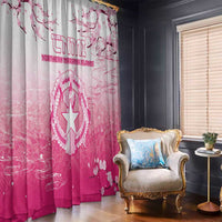 Sakura Marianas Window Curtain CNMI Seal LT05 - Polynesian Pride