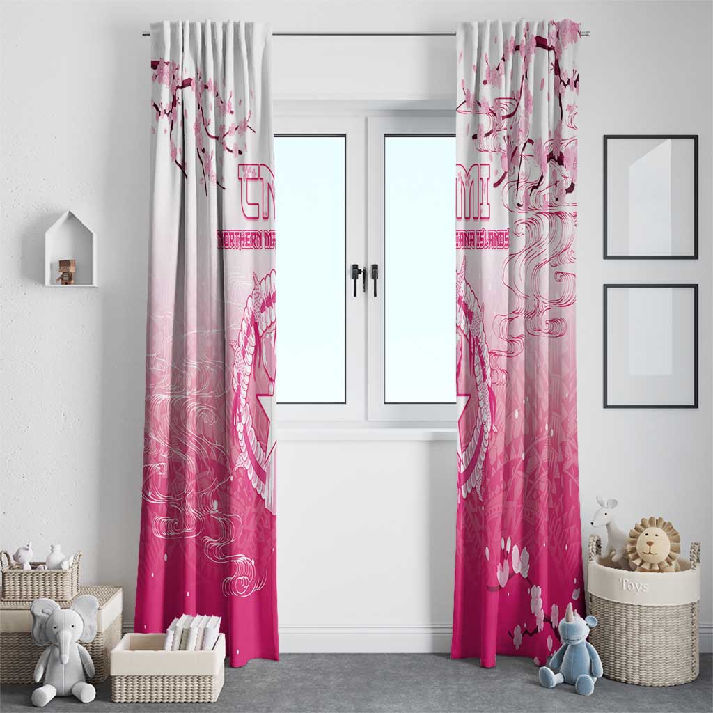 Sakura Marianas Window Curtain CNMI Seal LT05 - Polynesian Pride