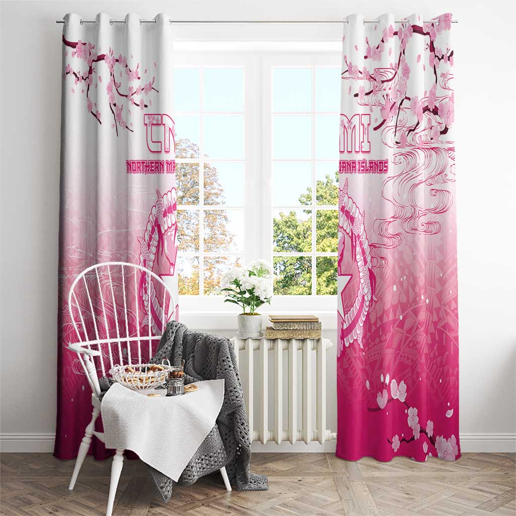 Sakura Marianas Window Curtain CNMI Seal LT05 - Polynesian Pride