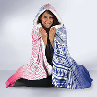 Northern Mariana Islands And Japan Together Hooded Blanket LT05 - Polynesian Pride