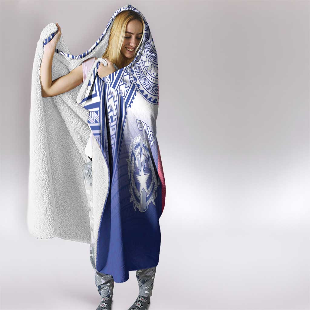 Northern Mariana Islands And Japan Together Hooded Blanket LT05 - Polynesian Pride