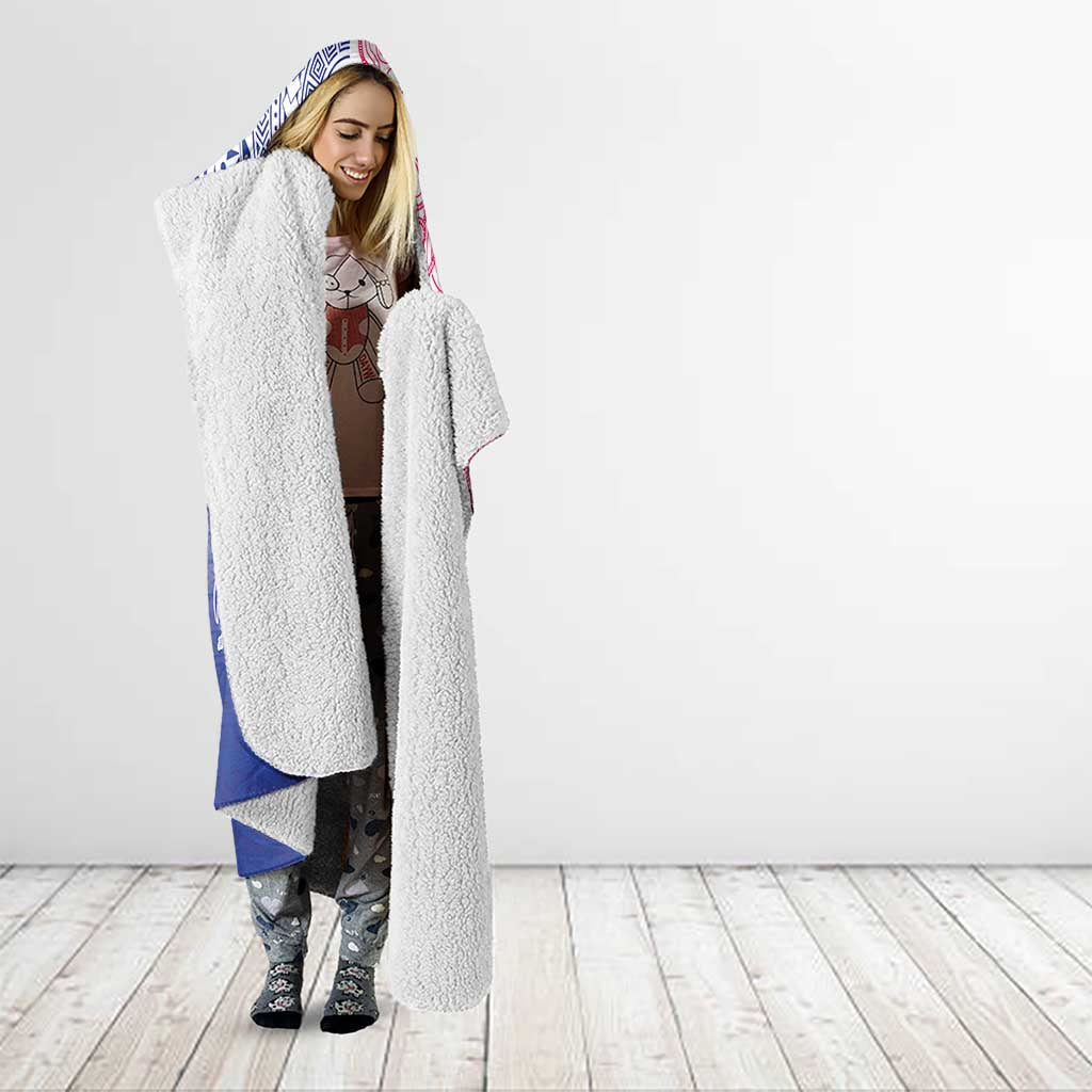Northern Mariana Islands And Japan Together Hooded Blanket LT05 - Polynesian Pride