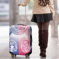 Northern Mariana Islands And Japan Together Luggage Cover LT05 - Polynesian Pride