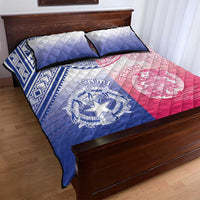 Northern Mariana Islands And Japan Together Quilt Bed Set LT05 - Polynesian Pride
